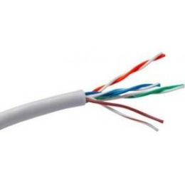 Кабель ExeGate UTP4-C5e-CCA-S24-IN-PVC-GY-305 UTP 4 пары кат.5e CCA, 24AWG, бухта 305м, серый, PVC EX138965RUS