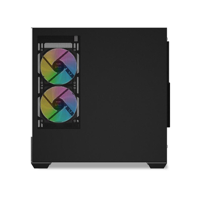 Корпус ПК без блока питания Case SAMA V40 Black, Midi-Tower, TG, 6x120mm ARGB, 2xUSB 3.0 + 1xUSB 3.1 Type-C, ATX, mATX, mITX Black V40-BKADA6X1-GL