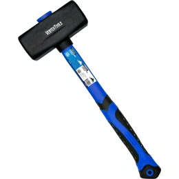 Кувалда vertextools 2000 г, фибергласовая обрезиненная рукоятка 10-12-2000