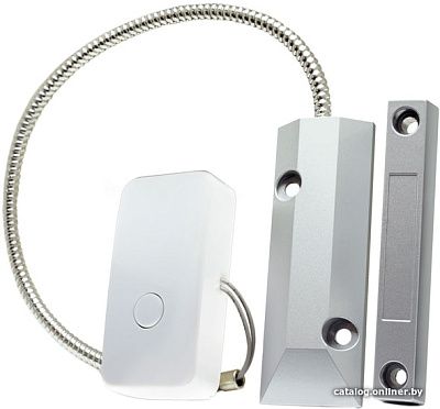 Датчик GINZZU HS-S03W магнитоконтакт мет.двери, беспроводной, белый