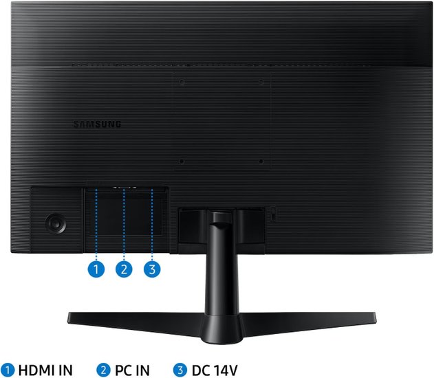 Монитор 24" SAMSUNG S24F330EAIXCI черный (VA, 1920x1080, 16:9, 178°/178°, 250cd/m2, 3000:1, 5ms, 100Hz, HDMI, VGA) (LS24F330EAIXCI)