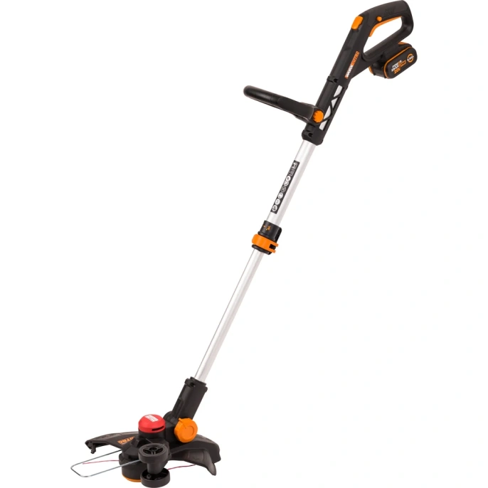 Аккумуляторный триммер WORX бесщёточный, 20В, 33см, 4Ач х1, ЗУ 2А, коробка WG173E