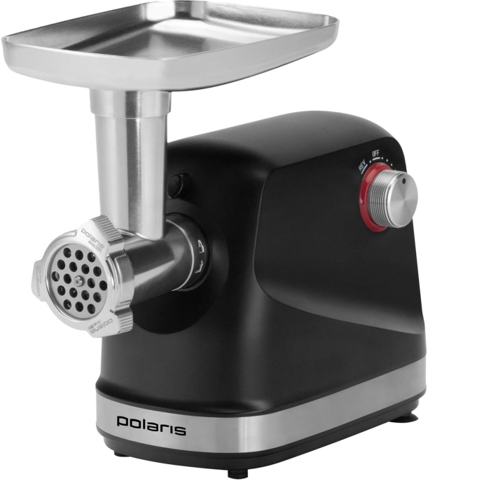 Мясорубка Polaris PMG 2582,  черный/ серебристый