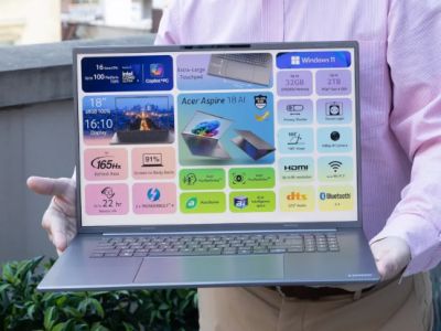 Acer Aspire 18 получил Intel-версию с автономностью более 17 часов