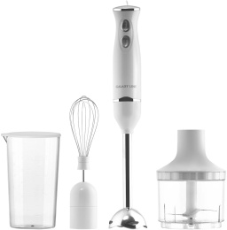 Блендер GALAXY LINE GL 2167,  погружной,  белый/серебристый