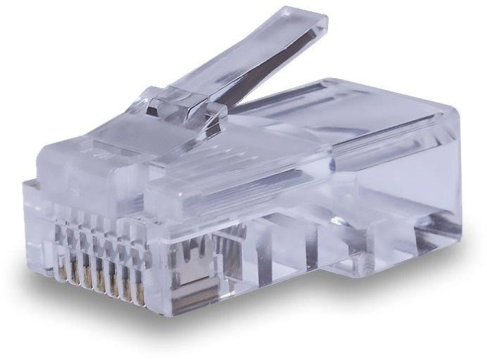 Коннектор SUPRLAN 10-0209 UTP кат.5E RJ45 серый (упак.: 100шт)