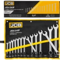 Комбинированные ключи JCB набор 14пр. (10, 12-19, 21, 24, 27, 30, 32мм) JCB-5141P(57160)