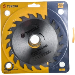 Диск пильный по дереву (140х32/22/20/16 мм; 20 зубьев; быстрый рез) ТУНДРА 5239764