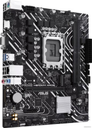 Материнская плата ASUS PRIME H610M-K ARGB mATX, 234х203мм, Intel H610, 2xDDR5 DIMM, 4800-5600МГц, до 96GB, звук 7.1, 4 x SATA 6Gb/s, 1хM.2, 1 x PCIe