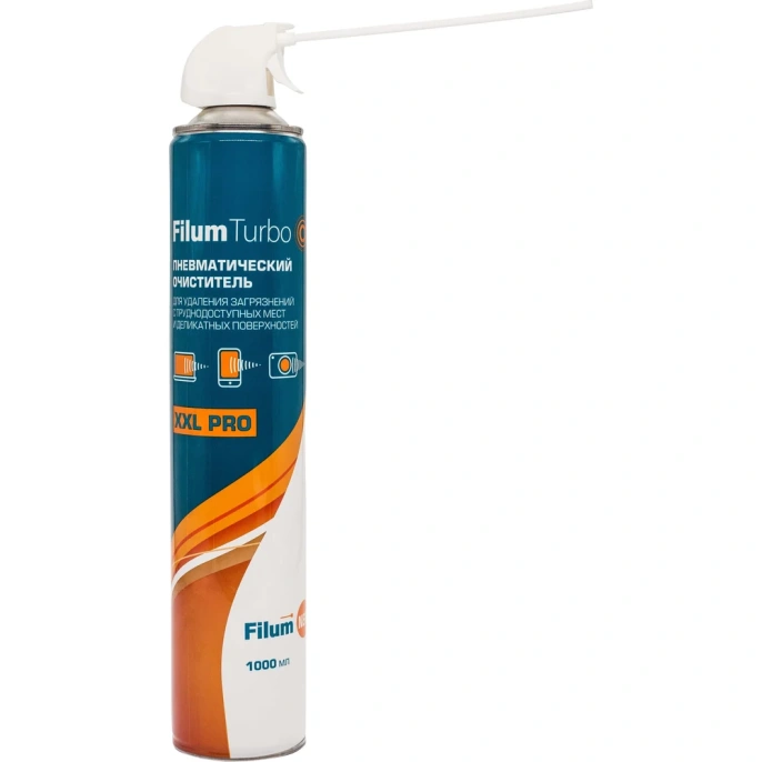 Пневматический очиститель Filum 1000 мл, удобный распылительный клапан-курок, для удаления загрязнений с труднодоступных мест FL-CLN-Air1001