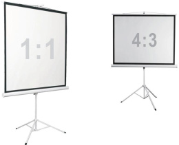 Экран на треноге Digis 135" 248x250см Kontur-D DSKD-1108 1:1 напольный рулонный белый