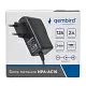 Блок питания Gembird NPA-AC16 узкий 12В/2А, 24Вт, 1 штекер 5,5х2,1мм