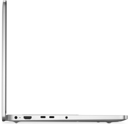 Ноутбук ноутбук DELL 14 Pro Core Ultra 7 255U  14,0" FHD+ (1920 x 1200) IPS,AG,300 nit, 16GB DDR5 (1x16GB) 512GB SSD Intel Arc graphics,3cell,Backlit,FPR, 2y,Linux KB Eng/Rus