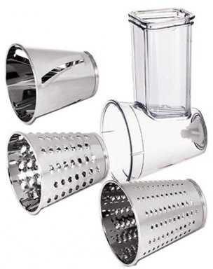 Кухонная машина Moulinex QA51AD10 планетар.вращ. 1100Вт серебристый/черный