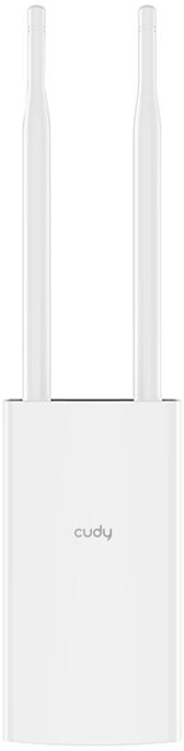 Маршрутизатор CUDY AC1200 Outdoor Wi-Fi Repeater, Access Point, 867Mbps at 5GHz + 300Mbps at 2.4GHz, 1 x 100Mbps RJ45, 2 Detachable Antennas, 24V passive PoE, IP65 Waterproof, lightning protection, 24V passive PoE adapter included RE1200 Outdoor