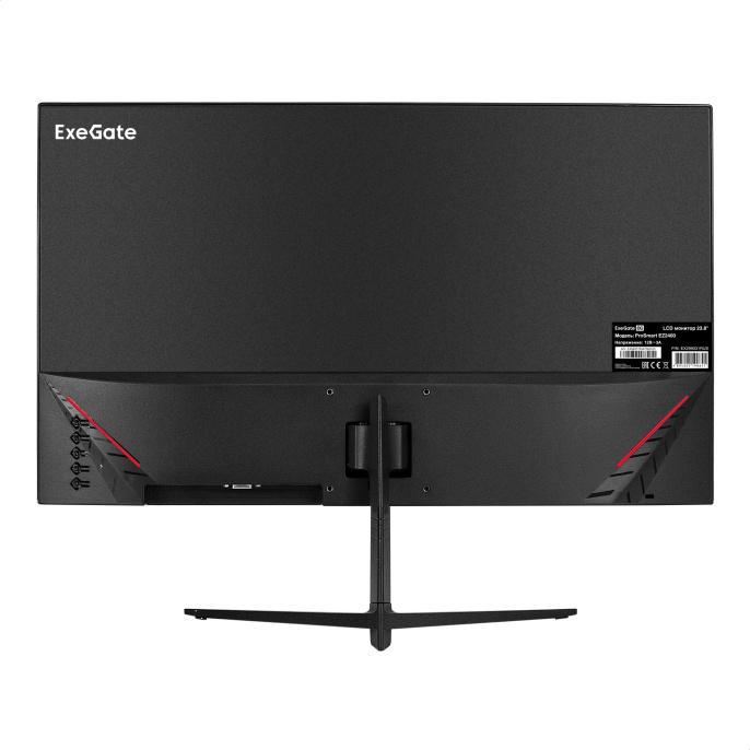 Монитор 23.8" ExeGate ProSmart EZ2400 (IPS LED Grade A+, FHD, 1920x1080@75Гц, 16:9, 250cd/m2, 1000:1, 178°/178°, 3-5ms, D-Sub, HDMI, FreeSync, Flicker-free, Low Blue Light, кабель HDMI 1.5м, VESA, регулировка наклона (tilt), черный) EX299031RUS