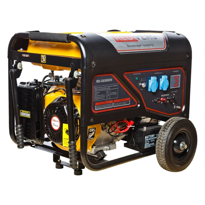 Бензиновый генератор REDVERG RD-G6500EN 5024811