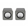 CBR CMS 90 Grey, Акустическая система 2.0, питание USB, 2х3 Вт 6 Вт RMS , материал корпуса пластик, 3.5 мм линейный стереовход, регул. громк., цвет серый