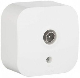 Розетка телевизионная Legrand Quteo открытая, белый [782215]