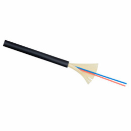 Оптоволоконный кабель 9/125 одномодовый Cabeus TB-A-9-02T-E-K-LSZH-IN/OUT-40 2 волокна черный