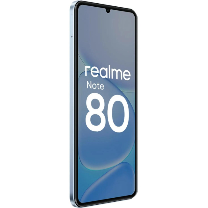 Смартфон realme Note 80 RMX5388 4+64 Голубой 6.74" 1600x720/90Hz/UNISOC T7250/Android 15/8MP/5MP/6300mAh/IP54