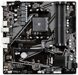 Материнская плата GigaByte A520M DS3H V2 rev. 1.0 mATX, 24.4x24.4 см, AMD A520, 4xDDR4 DIMM, 4733МГц, до 128GB, звук 7.1, 4xSATA3.0 6Gb/s , 1xM.2, 1xPCIe3.0x16, 1xPCIe3.0x1, 1хHDMI, 1xDisplayPort A520M DS3H V2 rev. 1.0