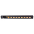 8-портовый KVM-переключатель с ЖК-дисплеем Slideaway/ATEN/ 17.3" 8-Port PS/2-USB VGA Single Rail LCD KVM Switch (CL5708MW)