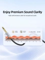 Стереофонический аудиокабель CABLETIME CF26P (CT-AM65-AG5) 5 м, 6,35 мм - Black Braided
