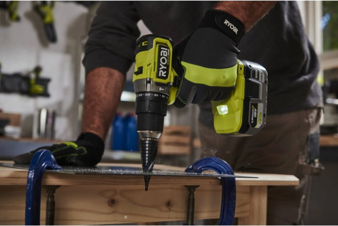 ONE + / Дрель-шуруповерт ударная RYOBI RPD18C1-242S
