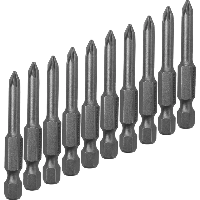 Набор бит PH2х50 10 шт. Vertextools БТ-PH2-50