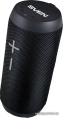 Портативная колонка Sven PS-210 Black Беспроводная передача сигнала по Bluetooth, 12 2 х 6 Вт, защита от воды IPx6 , воспроизведение музыки с USB-flash и microSD