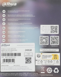 SSD накопитель Dahua C800A 240ГБ, 2.5", SATA III, SATA [dhi-ssd-c800as240g]
