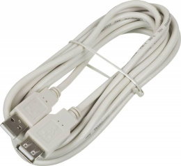 Кабель-удлинитель USB2.0 NingBo USB A m - USB A f , 3м, блистер [usb2.0-am-af-3-br]