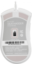 Мышь проводная Razer DeathAdder Essential, игровая, оптическая, USB, 6400dpi, белый [rz01-03850200-r3c1]
