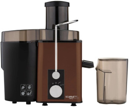 Соковыжималка Scarlett SC-JE50S57, центробежная, коричневый и черный
