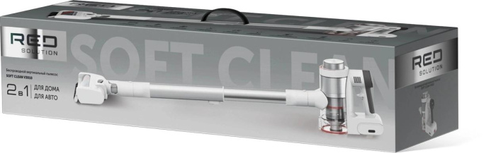 Вертикальный пылесос (handstick) RED SOLUTION V3010, 400Вт, белый/белый