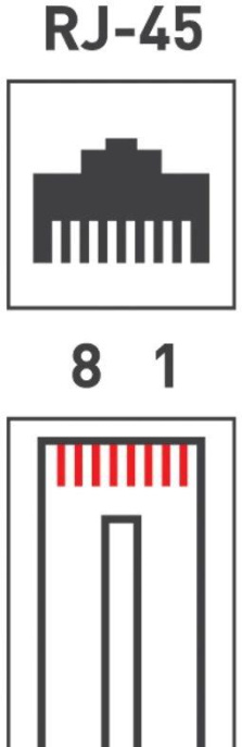 Коннектор PROCONNECT 05-1021-3 UTP кат.5E RJ45 прозрачный
