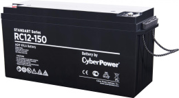 Аккумуляторная батарея CyberPower RC 12-150 12В/155Ач, клемма Болт М8 485х170х240мм 240мм ; 48кг; Срок службы 7-10лет
