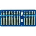 Набор бит Vorel 1/2". 3/8" 40 предметов HEX Torx SPLINE металлический кейс 66400