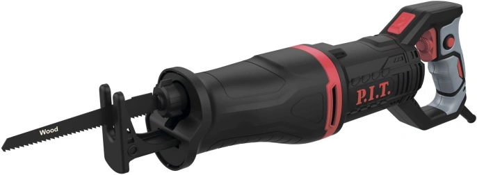 Сабельная пила P.I.T. PSA1200-C1 электрич., 1200 Вт, 0-2900 об/мин, ход 29мм, БЗП, поворот. рукоятка