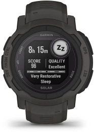 Смарт-часы Garmin Instinct 2 Solar,  45мм,  0.9",  черный