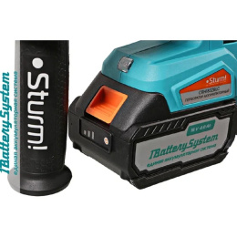 Перфоратор аккум б/щ Sturm!, 18В, 1BatterySystem, 3.2Дж, 3+1реж, 1x4.0Ач ,ЗУ, кейс [CRH1832BLC]