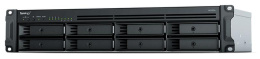 Сетевое хранилище SYNOLOGY RackStation RS1221+ черный (AMD V1500B/4Gb/8 pcs (3.5" or 2.5" SATA, 18Tb max)/RAID/4x1Gb/no WIFI) (RS1221+)