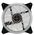 Вентилятор Digma DFAN-FRGB3 120мм, 3-pin, от БП:4-pin (Molex), 1200об/мин, 23 дБ, RGB, черный, Ret