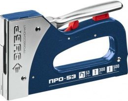 Степлер ручной Зубр Про-53 скобы тип 53: 6-16 мм гвозди тип 300 / 500