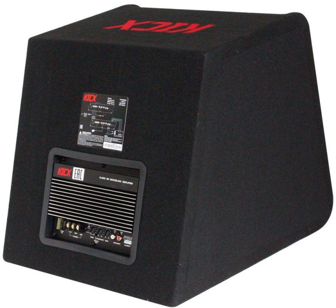 Сабвуфер автомобильный KICX GT305BPA,  активный [2013848]