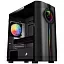 1STPLAYER INFINITE SPACE IS3 Black Корпус / mATX, TG / 1x120mm RGB fan inc. / IS3-BK-1F2