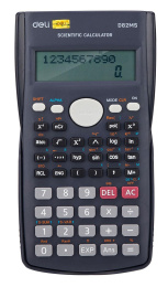 Калькулятор DELI ED82MS,  10+2-разрядный, темно-синий