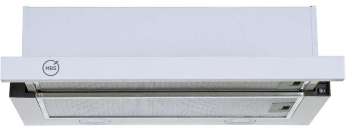Встраиваемая вытяжка MBS Aralia 160 white, управление кнопочное, белый