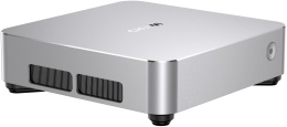 Мини ПК CHUWI AuBox AMD Ryzen 7 8745HS,  DDR5 16ГБ, 512ГБ SSD, AMD Radeon 780M,  Windows 11 Pro,  серебристый и черный